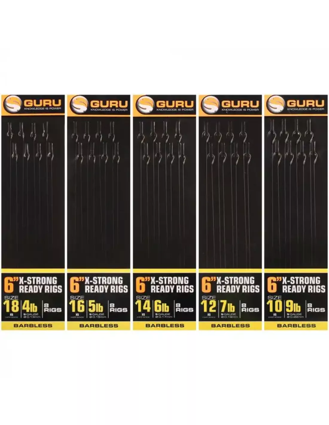 GURU XS CARP POLE RIG BARBLESS 3 GURU XS CARP POLE RIG BARBLESS