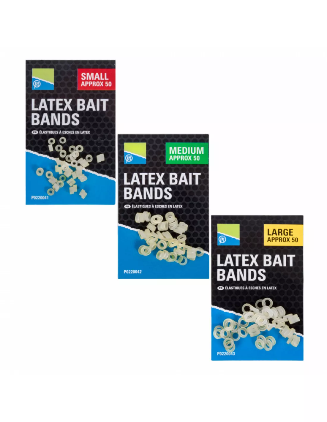 Preston LATEX BAIT BANDS 3 Preston LATEX BAIT BANDS